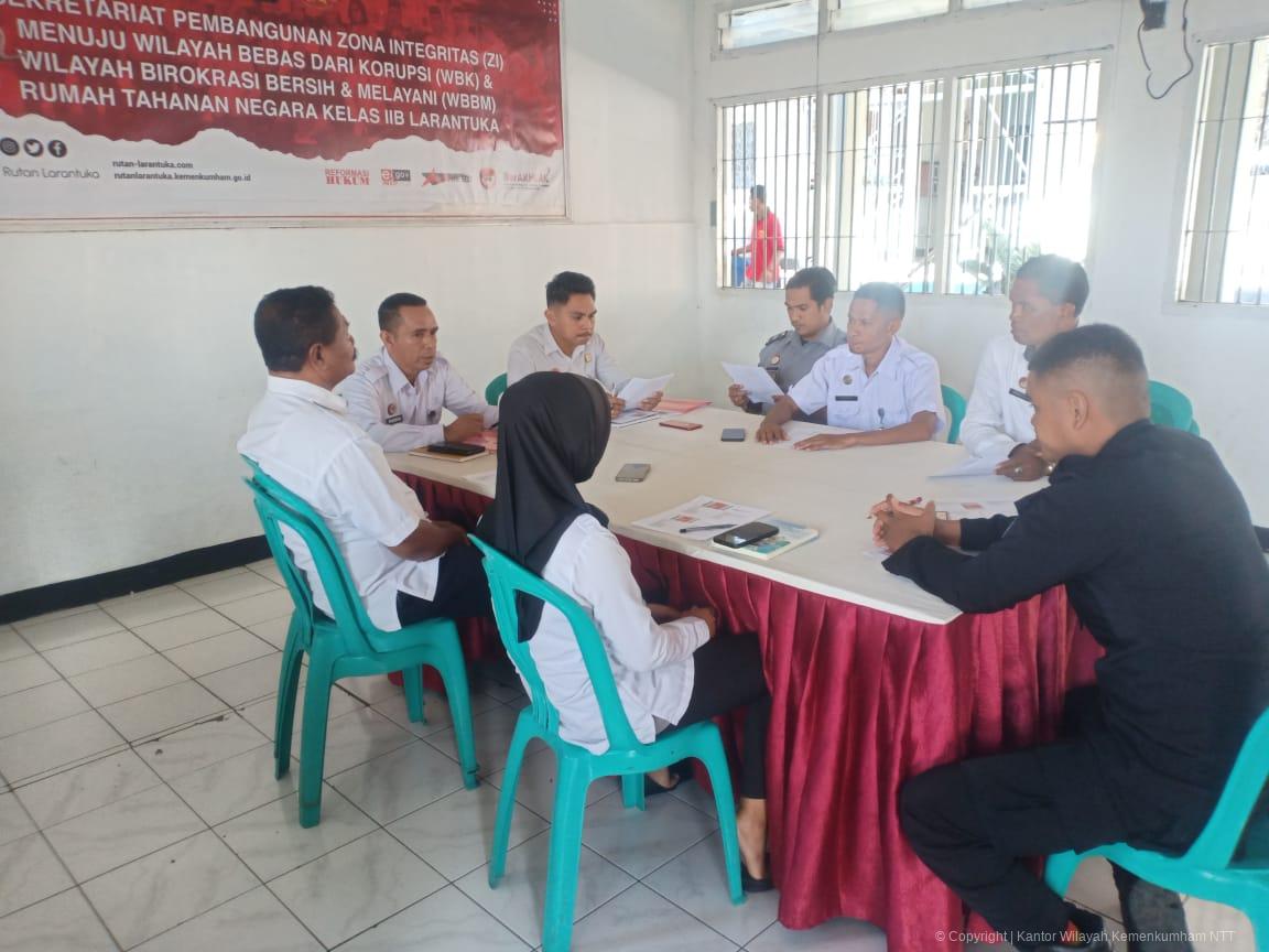 Usulkan 6 Orang Narapidana Untuk Asimilasi, Rutan Larantuka Gelar Sidang TPP