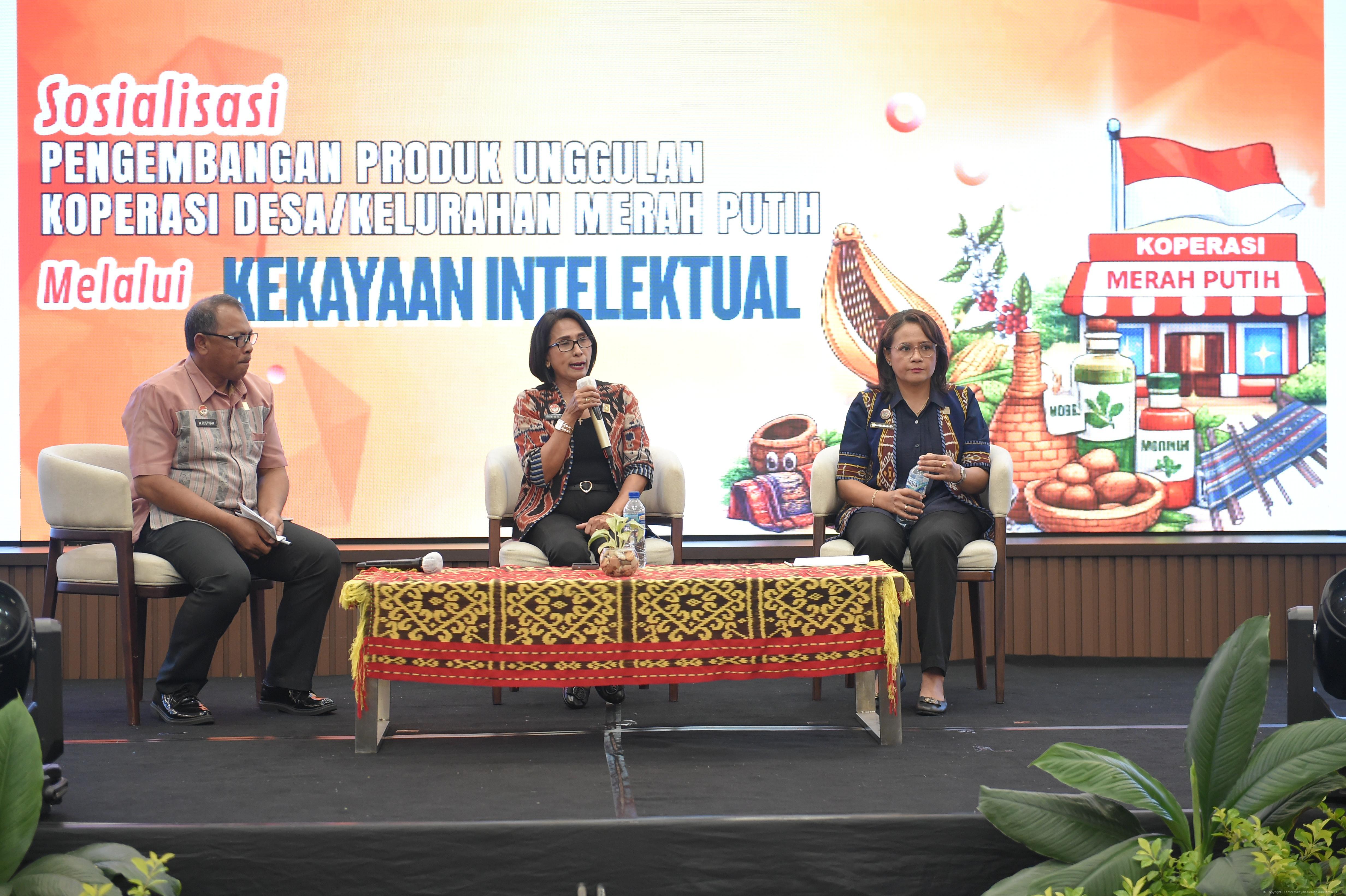Kanwil Kemenkum NTT Perkuat Daya Saing Kopdes Merah Putih Lewat Sosialisasi Perlindungan Merek Kolektif di Kupang