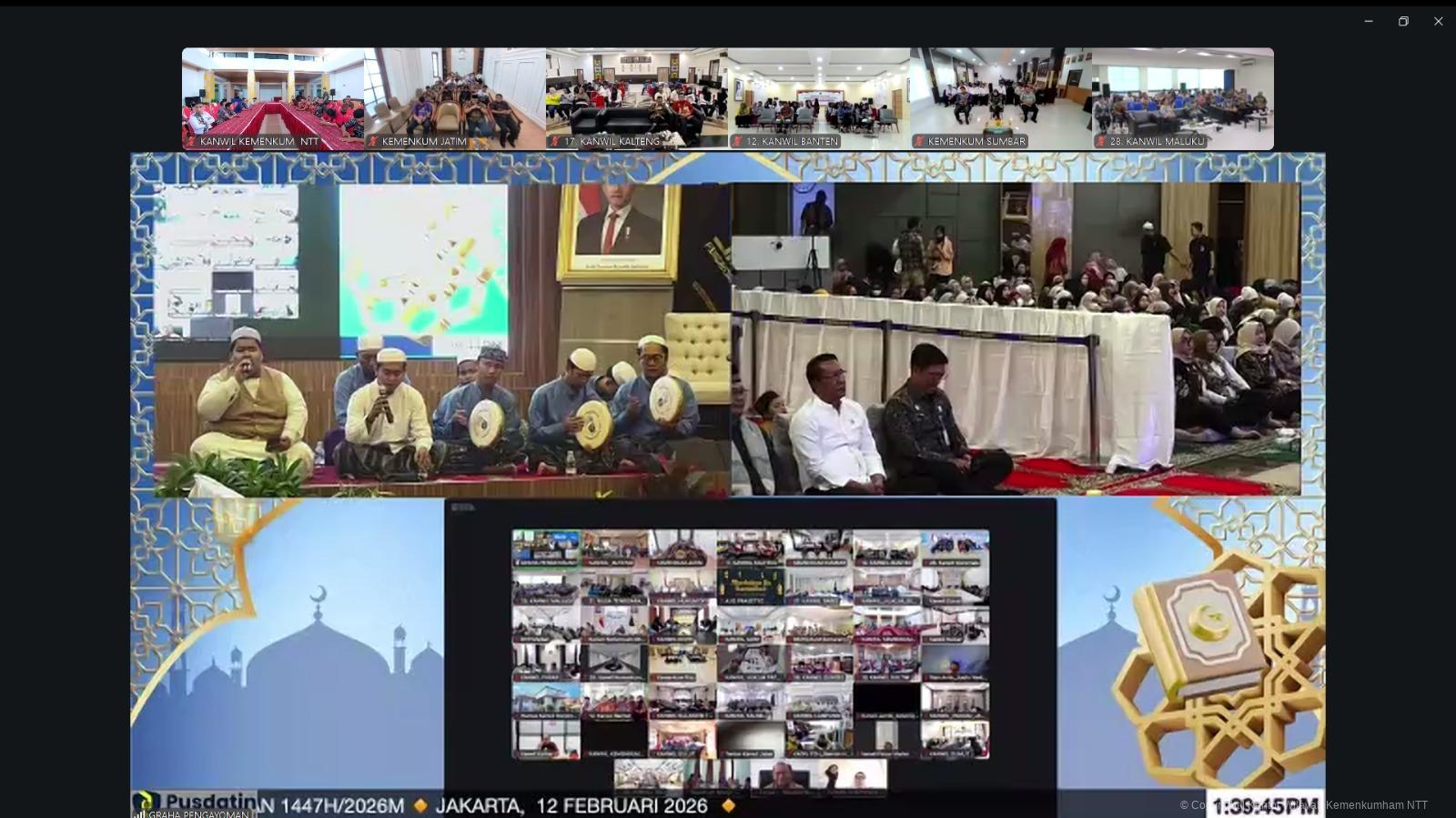 Kanwil Kemenkum NTT Mengikuti Kajian dan Silaturahmi Menyambut Bulan Suci Ramadhan untuk Menyatukan Langkah dan Menguatkan Iman