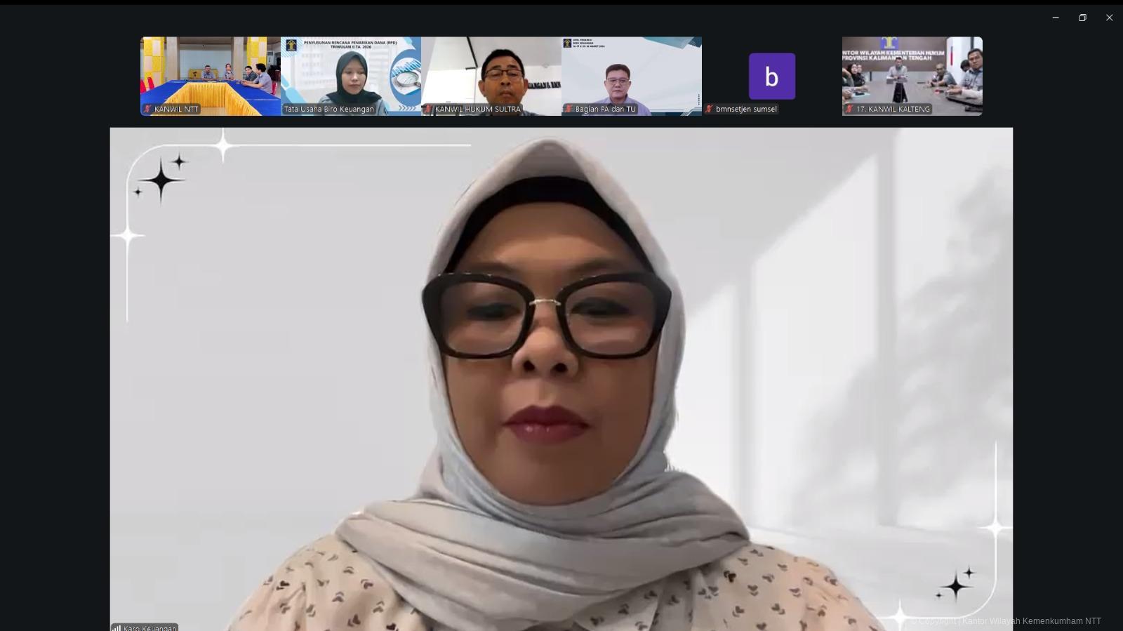 Kanwil Kemenkum NTT Hadiri Rapat Finalisasi Surat Keputusan Menteri Hukum soal Biaya Transport Darat, Udara dan Lautan