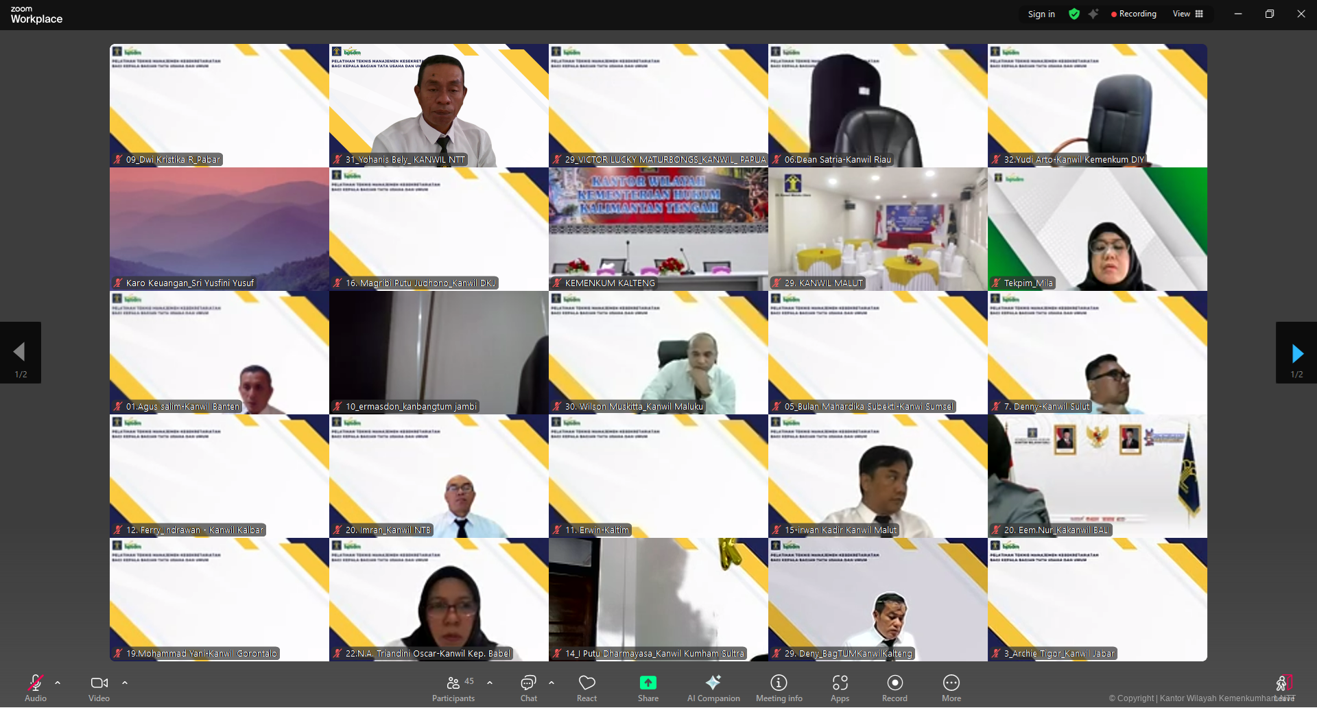 Diklat Manajemen Kesekretariatan