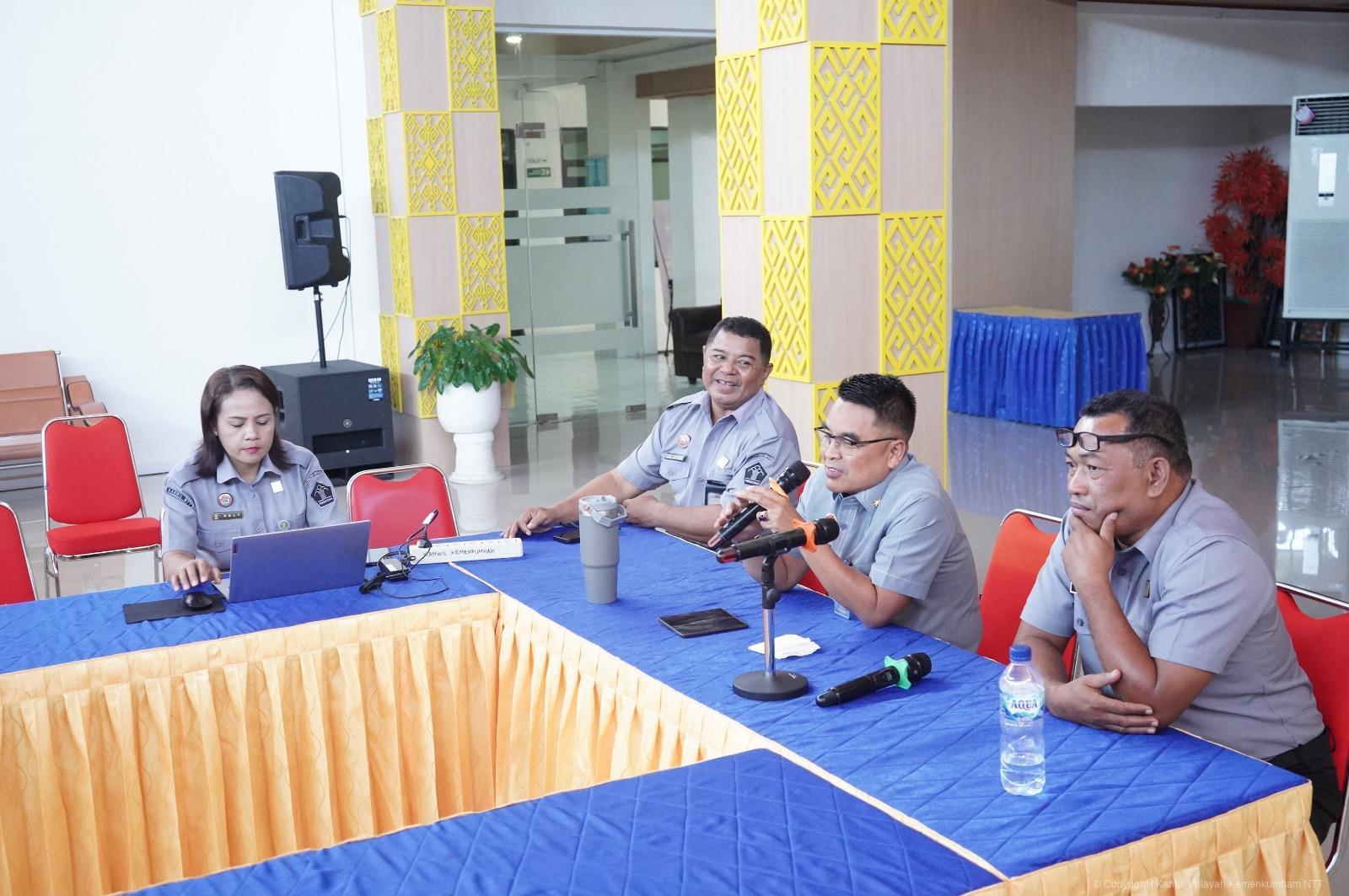 Kanwil Kemenkum NTT Ikuti SE-IA Posbankum Desa/Kelurahan, Bahas Isu Pencatatan Perkawinan