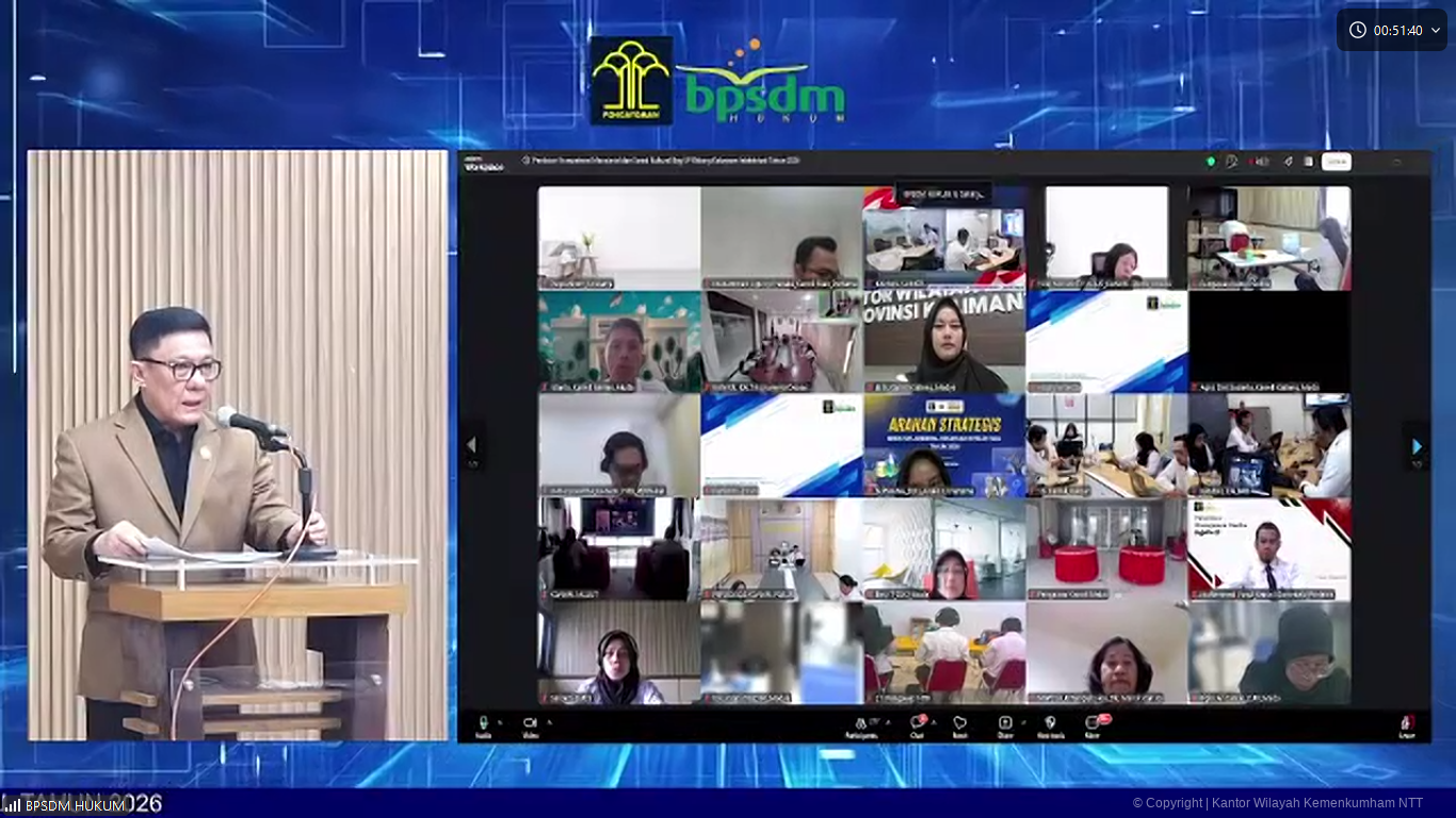 Kanwil Kemenkum NTT Dukung Pengembangan Karier melalui Penilaian Kompetensi JF KI 2026