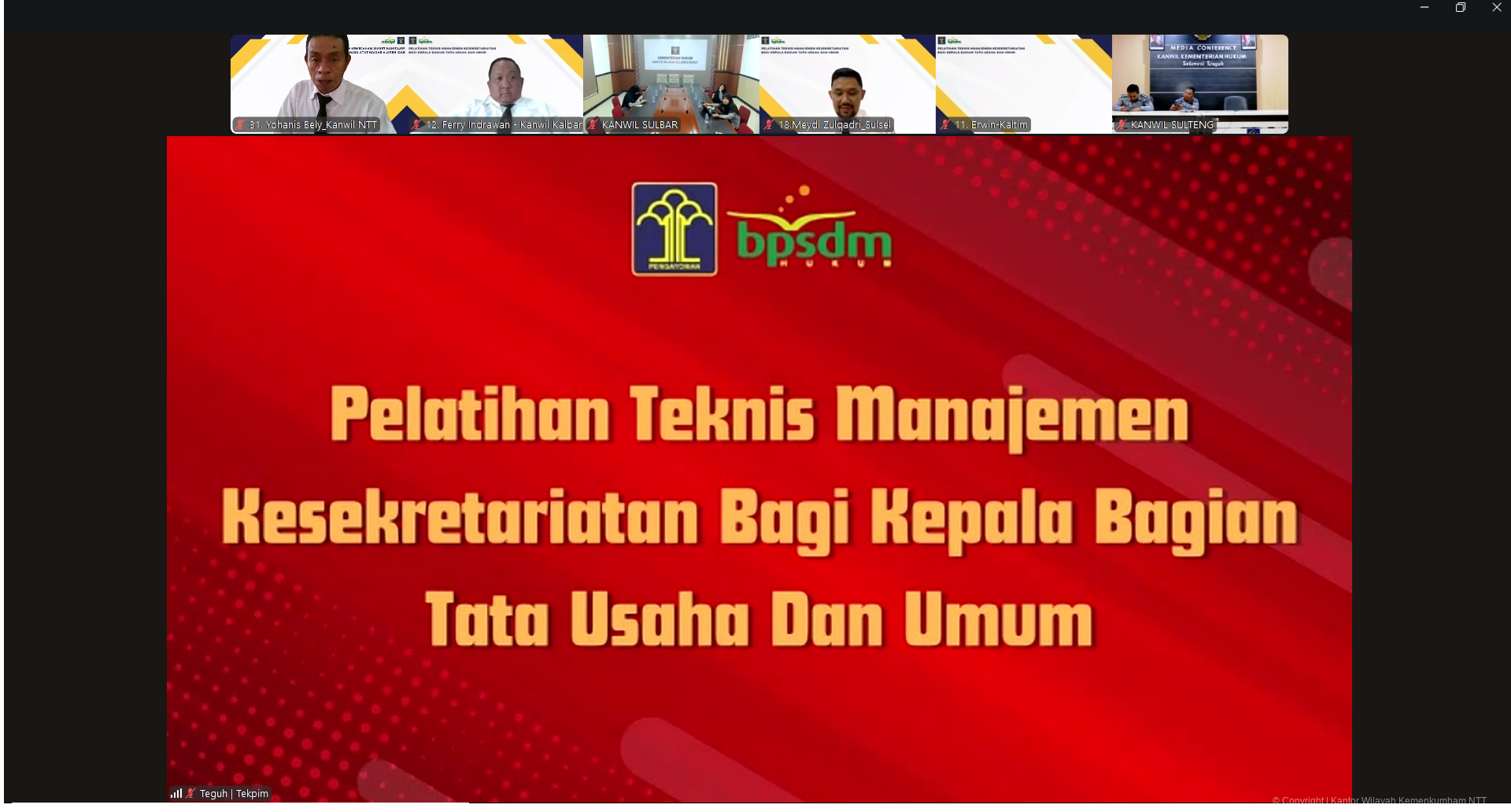 Penutupan Sekretariatan