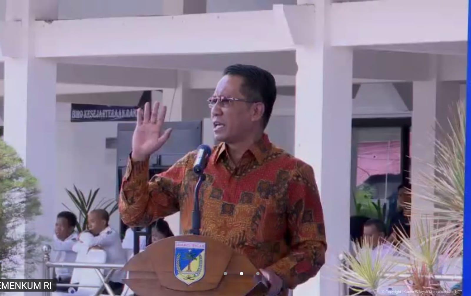 Komitmen Perluas Akses Keadilan, Kanwil Kemenkum NTT Ikuti Peresmian Posbankum Sulteng