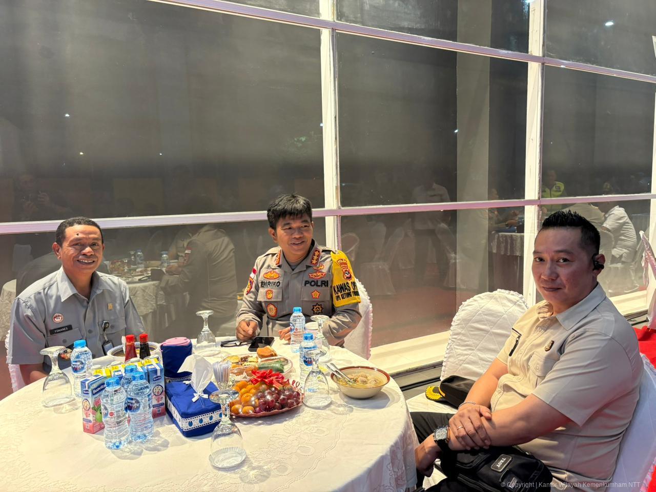 Sinergi Lintas Instansi Menguat, Kanwil Kemenkum NTT Hadiri Patroli Pengamanan Idul Fitri