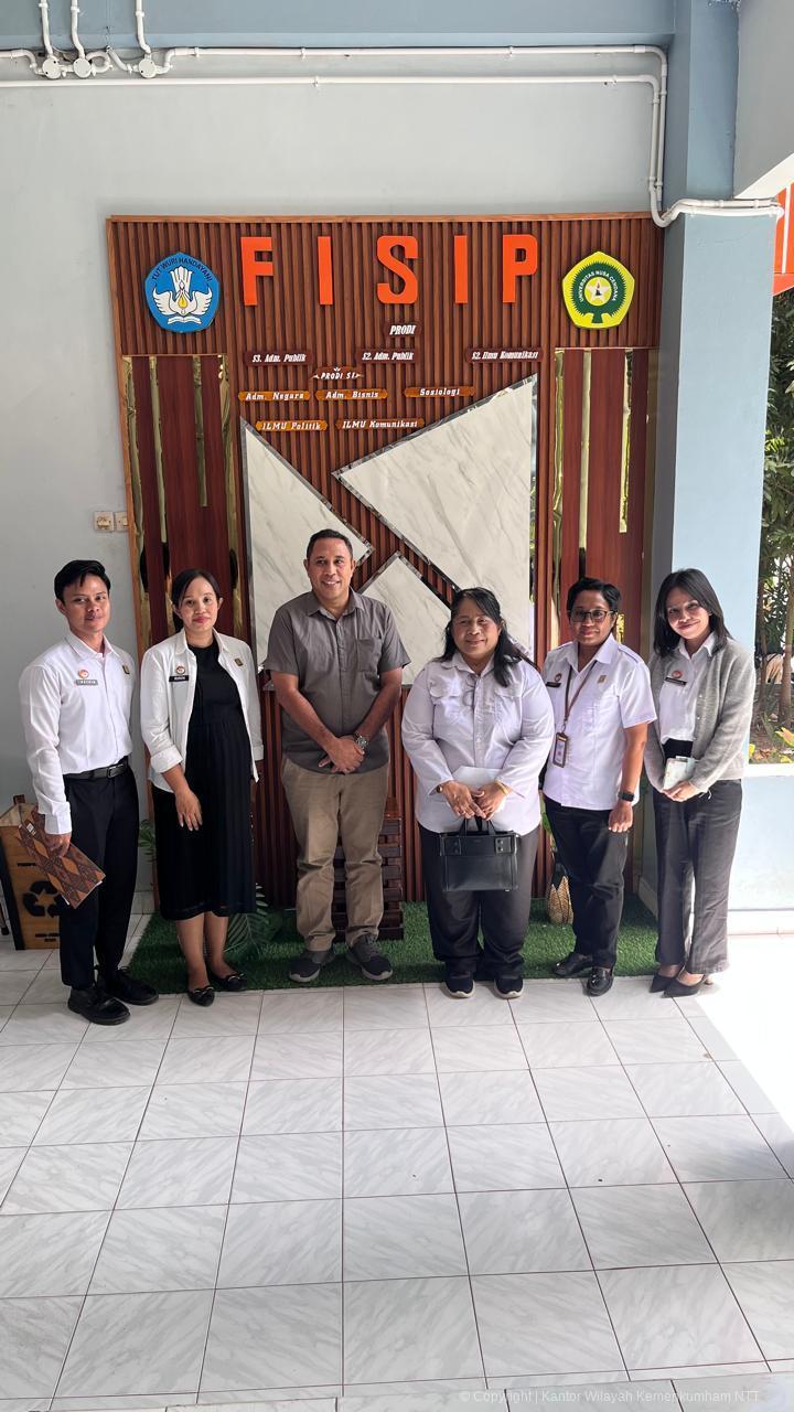 Kanwil Kemenkum NTT Jajaki Kerja Sama dengan Universitas Nusa Cendana untuk Penguatan Analis Kebijakan