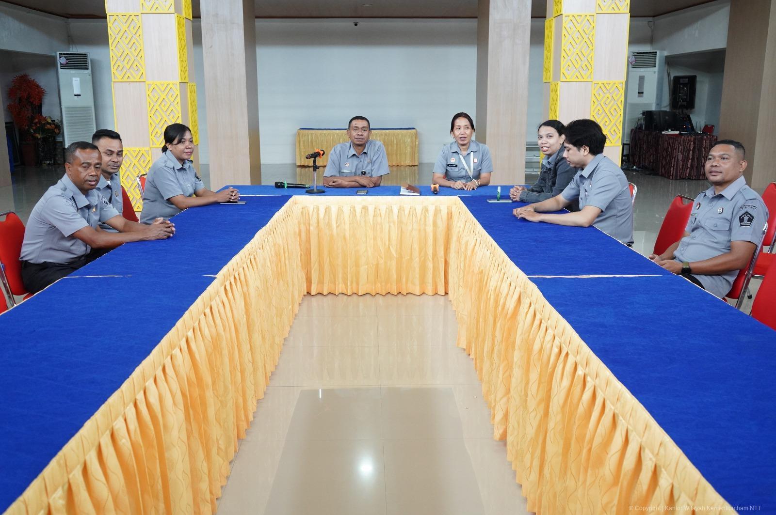 Perkuat Perencanaan Anggaran, Kemenkum NTT Ikuti Penyusunan RPD Triwulan II TA 2026