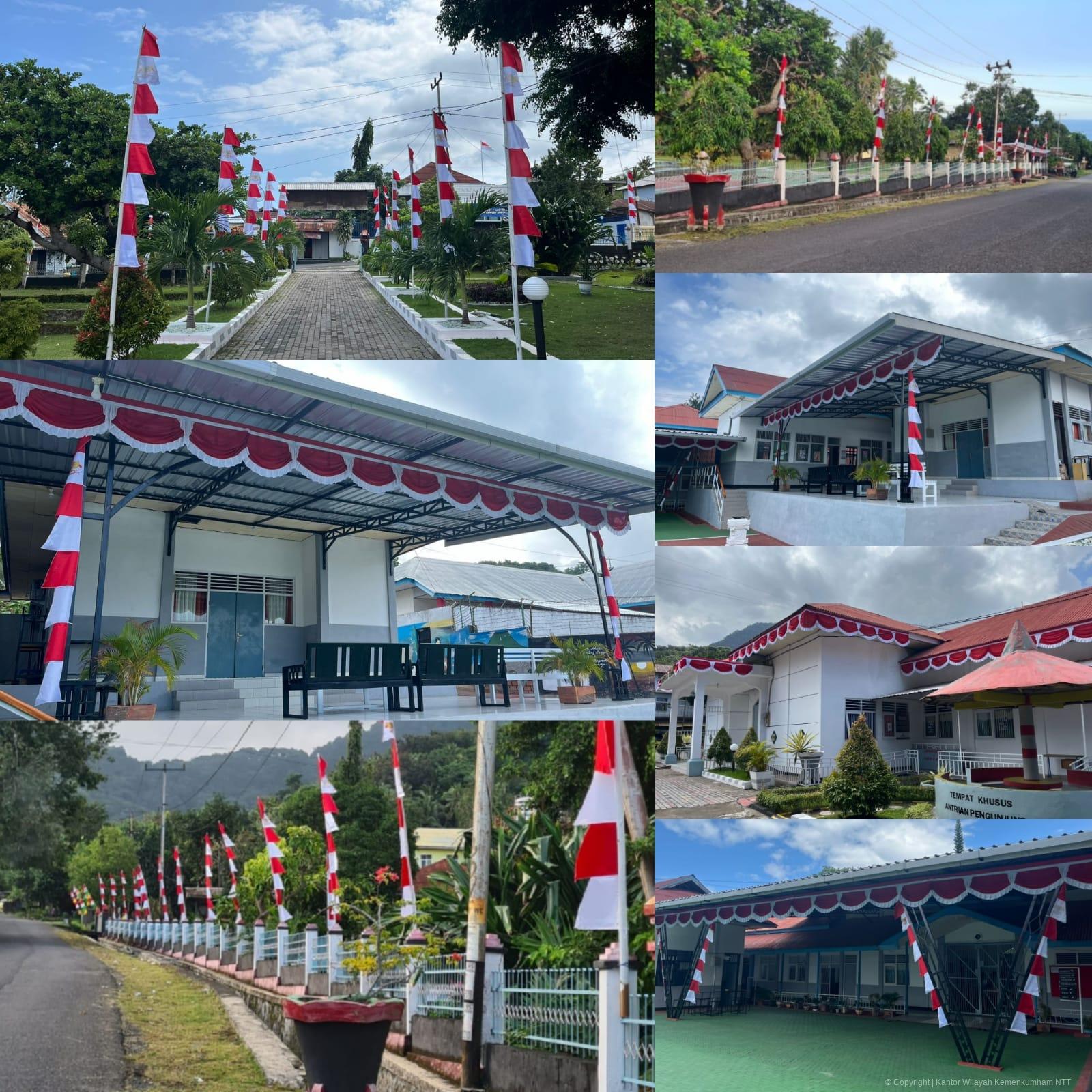 pemasangan umbul ende