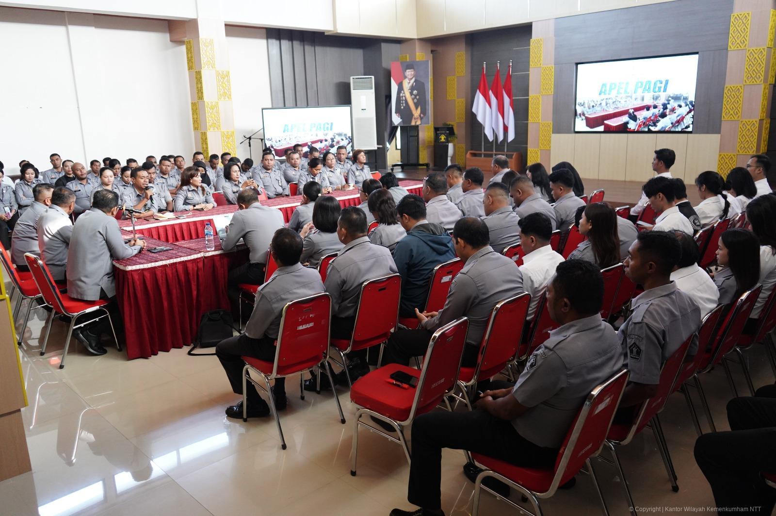 Kakanwil Hukum NTT Ajak Jajaran Perkuat Tupoksi Dan Tingkatkan Kinerja