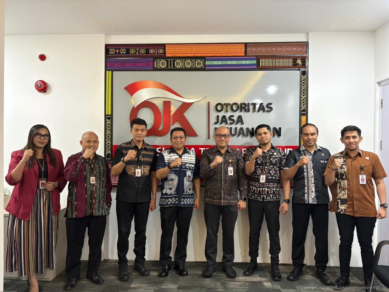 Dorong Pengawasan Terpadu, Kemenkum NTT Audiensi dengan OJK Perkuat Integrasi Data